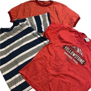 Wonder Nation Red and Striped Kids T-Shirts